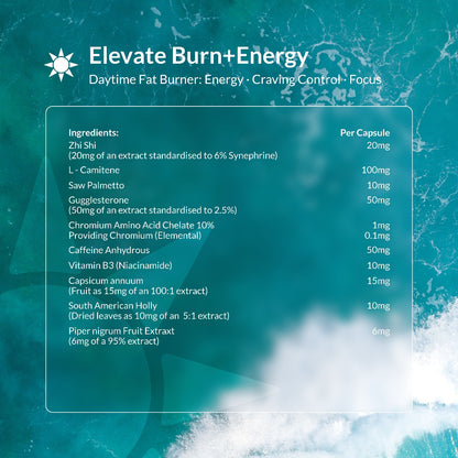 Elevate Burn+Energy - 60 Capsules