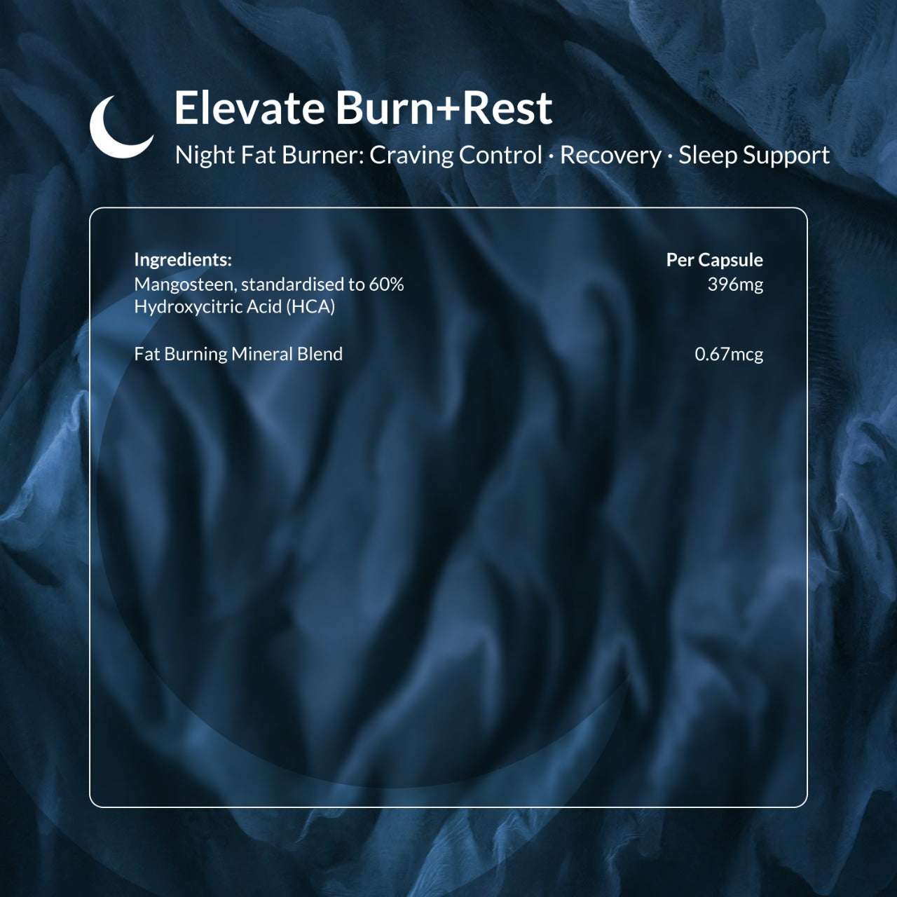Elevate Burn+Rest - 60 Capsules